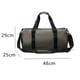 thumbnail image 2 of Petate, petate deportivo para gimnasio con bolsillo mojado y compartimento para zapatos, bolsa de viaje para fin de semana, 2 of 5