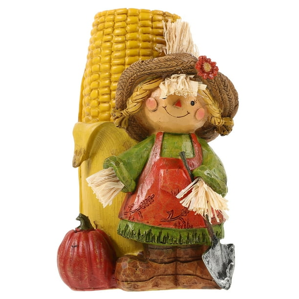 Estatua de espantapájaros de mesa, decoración divertida de espantapájaros, fiesta, Bar, figura de espantapájaros de escritorio