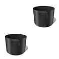 thumbnail image 4 of Kearding Maceta de cultivo de plantas de tela no tejida, bolsa de invernadero, maceta de flores y verduras, contenedor de jardinería portátil, Negro 2piezas Kearding CBP188493, 4 of 6