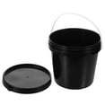 Tersarium Small Paint Pail Empty Paint Holder with Plastic Lid Painting