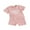 Pink, variant on Liacowi 2Pcs Kids Girls Summer Clothes Toddler Baby Girl Beach Outfit 6M 1T 2T 3T Letter Print Short Sleeve Round Neck T-Shirt +Ribbed Shorts