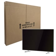 UBMOVE TV Moving Box, Double Wall, 72 in x 6 in x 40 in, 1 Count, 1 Pack