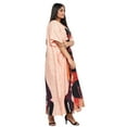 thumbnail image 3 of Oussum Light Pink Tribal Plus Size Polyester Long Kaftan Dresses for Women, 3 of 8
