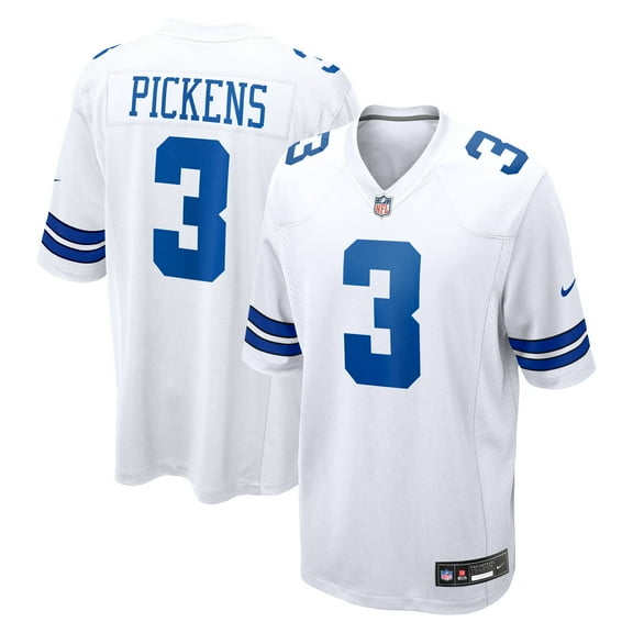 Men's Nike George Pickens White Dallas Cowboys Game Jersey