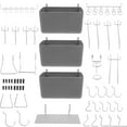thumbnail image 5 of 140pcs Peg Board Organizer Peg Board Hooks Set Peg Board Organizing Accessories, 5 of 6