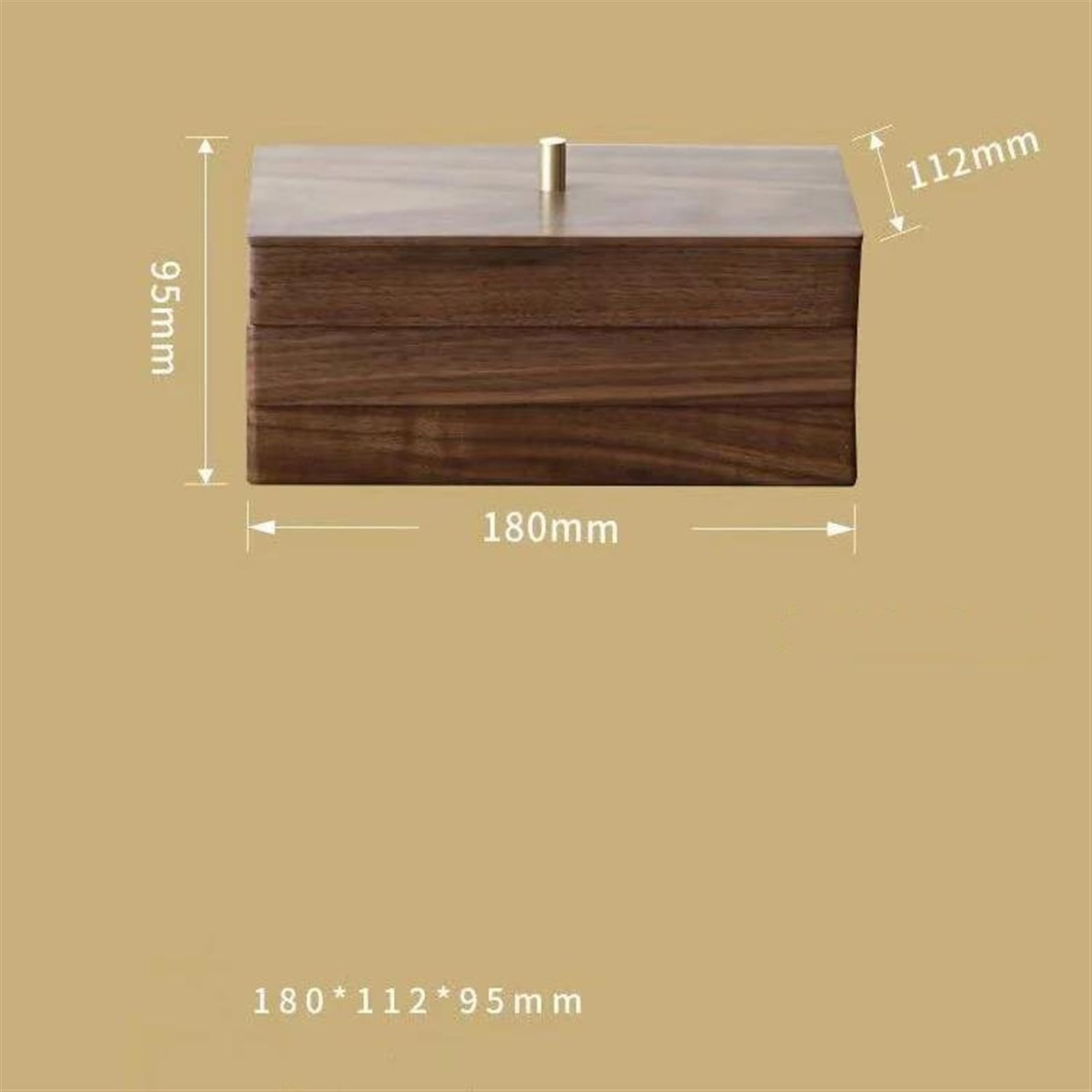 Solid Wood Beads Bracelets Storage Box Earrings Ring Necklace Jewelry Organizer Designer Watch Multilayer Vanity Case