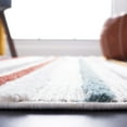 thumbnail image 4 of SAFAVIEH Marrakesh Shannen Striped Polyester Runner Rug, Ivory/Multi, 2'2" x 8', 4 of 8