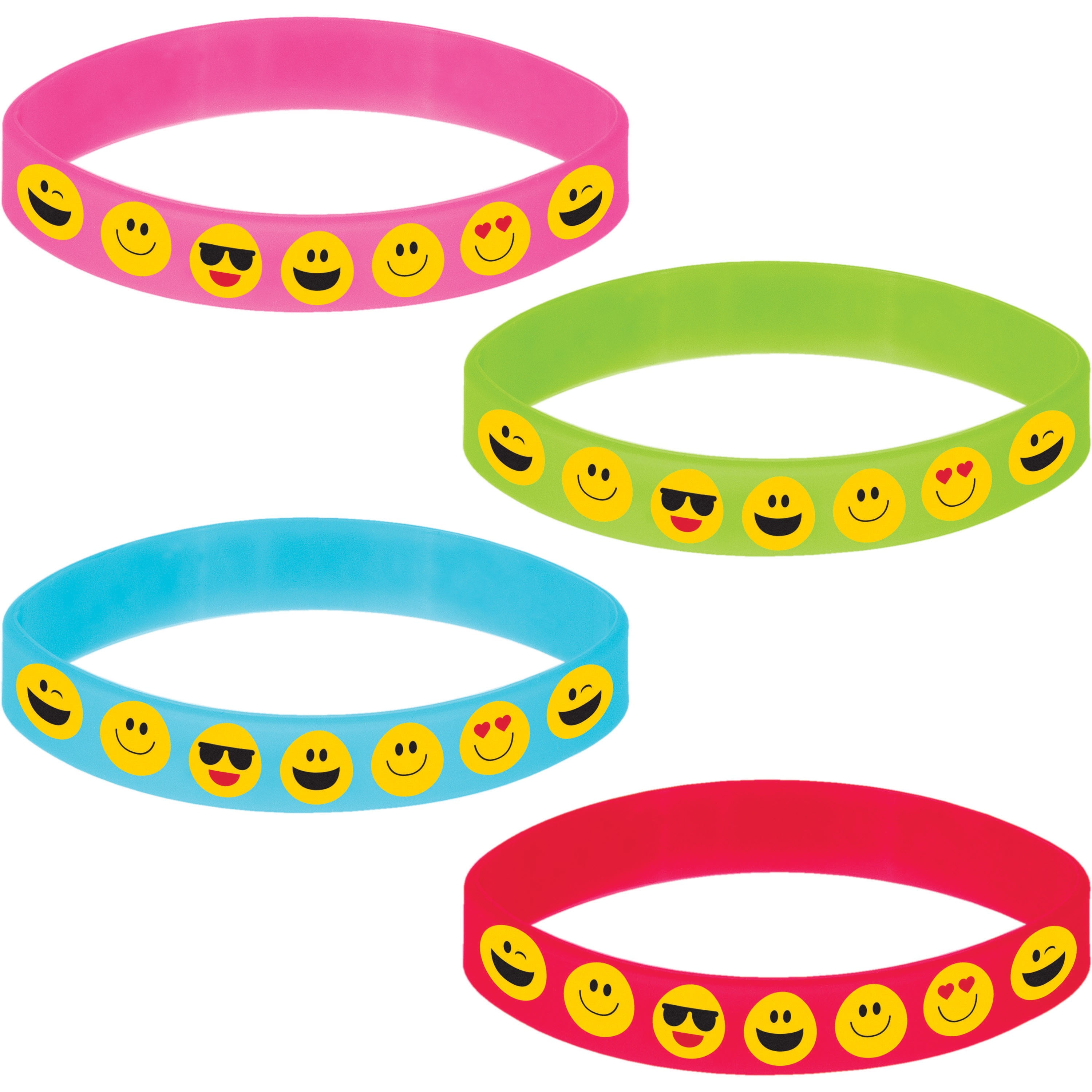 Details about   12 EMOJI BRACELETS RUBBER SILICONE EMOTICON CARNIVAL GOODY BAGS PRIZES PARTY 