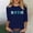 Blue, variant on Lumosvexa Summer Womens Casual T-Shirt for Women Graphic Short Sleeved Shirt Tops Crew Neck T-Shirt Pink Size M