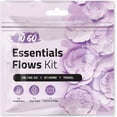 thumbnail image 4 of Essential Flows Kit with 3 Pantiliners, 2 Maxi Pads & 1 Feminine Wipe – Light Daily Period Care for Women & Girls – Travel Hygiene Pack (Purple) (10), 4 of 4