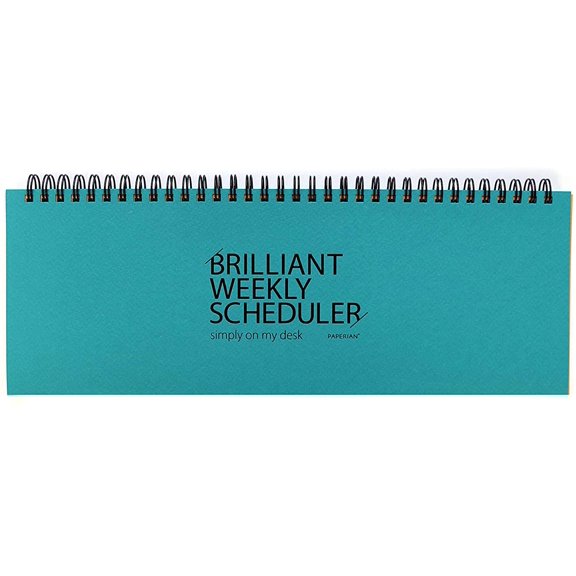 Planificador semanal encuadernado con espiral PAPERIAN Brilliant 30 x 11 cm