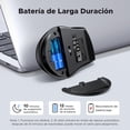 thumbnail image 4 of Mouse Inalámbrico UGREEN Negro Ergonómico con DPI Ajustable para PC y Portátil, 4 of 9