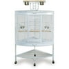 Prevue Pet Products Large Corner Birdcage, White