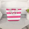 thumbnail image 5 of ibiyuan Canvas Tote Bag Women Sand Resistant Zippered Family Beach Tote Bag Large Capacity for Pool Gym Travel Outdoor Vacation, 5 of 5