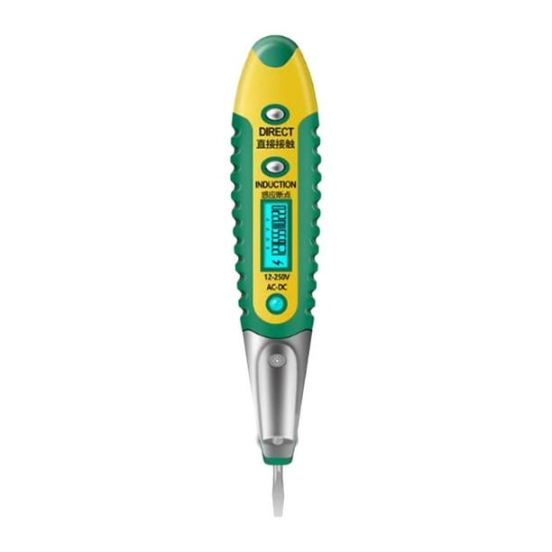 Probador de voltaje Destornillador Probador de cable vivo / con linterna LED Probador de circuito Detección de voltaje Probador eléctrico Sunnimix Bolígrafo probador de voltaje