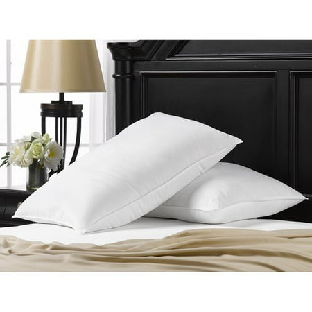 Soft Plush Gel Fiber Filled Allergy Resistant Stomach King Sleeper Pillow - Set of (Best Cool Gel Pillow Reviews)