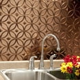thumbnail image 2 of FASÄDE Rings Oil Rubbed Bronze 18in x 24in Decorative Vinyl Backsplash Panel (5 Pack), 2 of 5