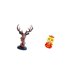 thumbnail image 5 of Figura decorativa de cabeza de ciervo con serpiente, adorno artesanal, recuerdo Feng Shui para el hogar, sala de estar, oficina, mesita de noche o esc, 5 of 8