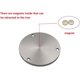 thumbnail image 2 of Instrumento de medición de nivel de burbuja de 50x13mm, escala y orificio de aleación de aluminio de burbuja Circular de alta precisión, 2 of 5