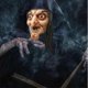 thumbnail image 5 of 2024 Halloween Scary Witch Mask Horror Adult Latex Old Lady Witches Costume Fancy Dress Cosplay Masks with Hair, 5 of 5