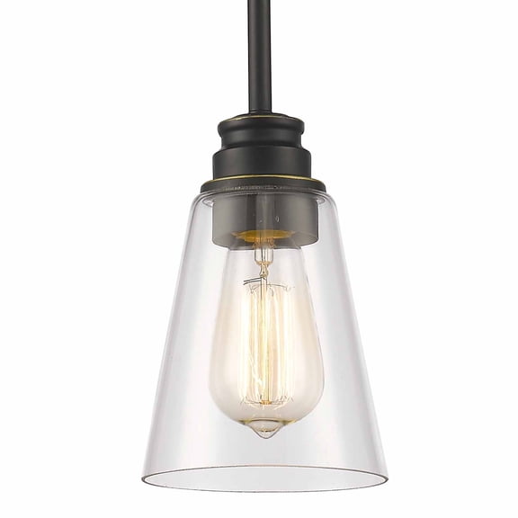 1 Light Mini Pendant In Contemporary Style-54.88 Inches Tall And 5.5 Inches Wide-Olde Bronze Finish Z-Lite 428Mp-Ob