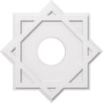 thumbnail image 1 of Ekena Millwork CMP26AL-07000 26 Pouces x 7 Pouces ID Carré Axel Architectural Grade PVC Contemporain Médaillon de Plafond, 1 of 1