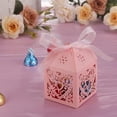 thumbnail image 5 of 50 Pcs Party Favour Boxes, Wedding Favour Boxes with Ribbon, Small Sweets Gift Box,for Party Communion Wedding Favours Deco (Pink), 5 of 5