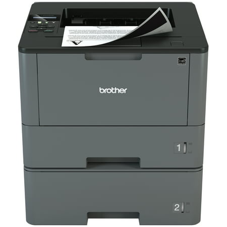 Brother Monochrome Laser Printer, HL-L5200DWT, Duplex Printing, Wireless Networking, Dual Paper Trays, Mobile