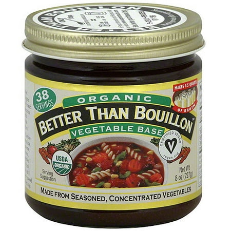 Superior Touch Better Than Bouillon Organic Vegetable Base Broth, 8 oz (Pack of