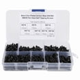 thumbnail image 2 of Self Tapping Screws Fasteners Bolts 480Pcs M3 Cross Drive Pan Head Carbon Steel Black Plating with Neat Thread for Easy Installation, 2 of 7