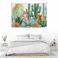 thumbnail image 4 of JRXY  Cactus Flower Tapestry Tropical Saguaro Tapestry Wall Hanging Tapestries for Home Bedroom Living Room Apartment Dorm Office Decor GTZYAY176 60x40in, 4 of 7