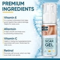 thumbnail image 5 of Gel para atenuar cicatrices, crema reparadora de la piel quirúrgica, terapia avanzada para cicatrices en cirugías, cesáreas, queloides, lesiones, quemaduras, suavizado de cicatrices, 5 of 5