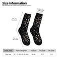 thumbnail image 6 of Uemuo Butterfly1 Pattern Women's Crew Socks, Soft Durable Breathable Moisture-Wicking with Odor Control Cotton socks, 6 of 9
