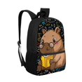 thumbnail image 2 of Uourmeti Math Science Doodle Pattern Backpack for Kids, 17 Inch Large Capacity Comfortable To Touch School Travel Bag for Hiking Daily Use, 2 of 6