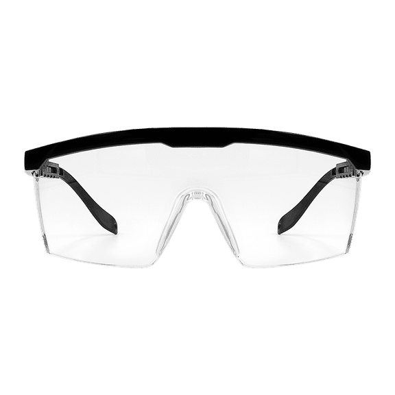 Zenport SG2612 Wrap-Around Safety Glasses, UV-Coating and Adjustable Temples