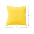 thumbnail image 6 of Greendale Home Fashions 17'' x 17'' Reversible Outdoor Throw Pillow, Set of 2, Sunbeam, 6 of 6