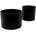 thumbnail image 3 of Set de 2 maceteros de cerámica 10 y 12 cm con Drenaje negro Elly Decor ED-MCDSET02, 3 of 5