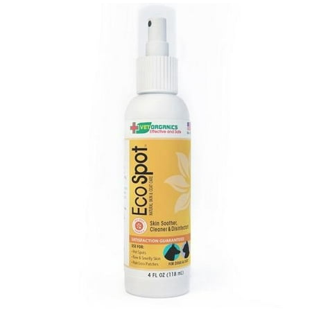 Vet Organics EcoSpot No-Touch Hot Spot Spray for Dogs & Cats, 4-oz (Vet's Best Hot Spot Spray For Dogs)