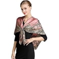 thumbnail image 1 of Bufanda de seda de morera 100% pura 43" (~109,2 cm) Bandana y chal ligeros y cuadrados grandes - Diadema para mujer ER, 1 of 5