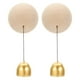 thumbnail image 1 of 2 Conjunto de Campanas para Tiendas, Timbre de Madera Colgante Magnético para Puertas, Bola, 1 of 6