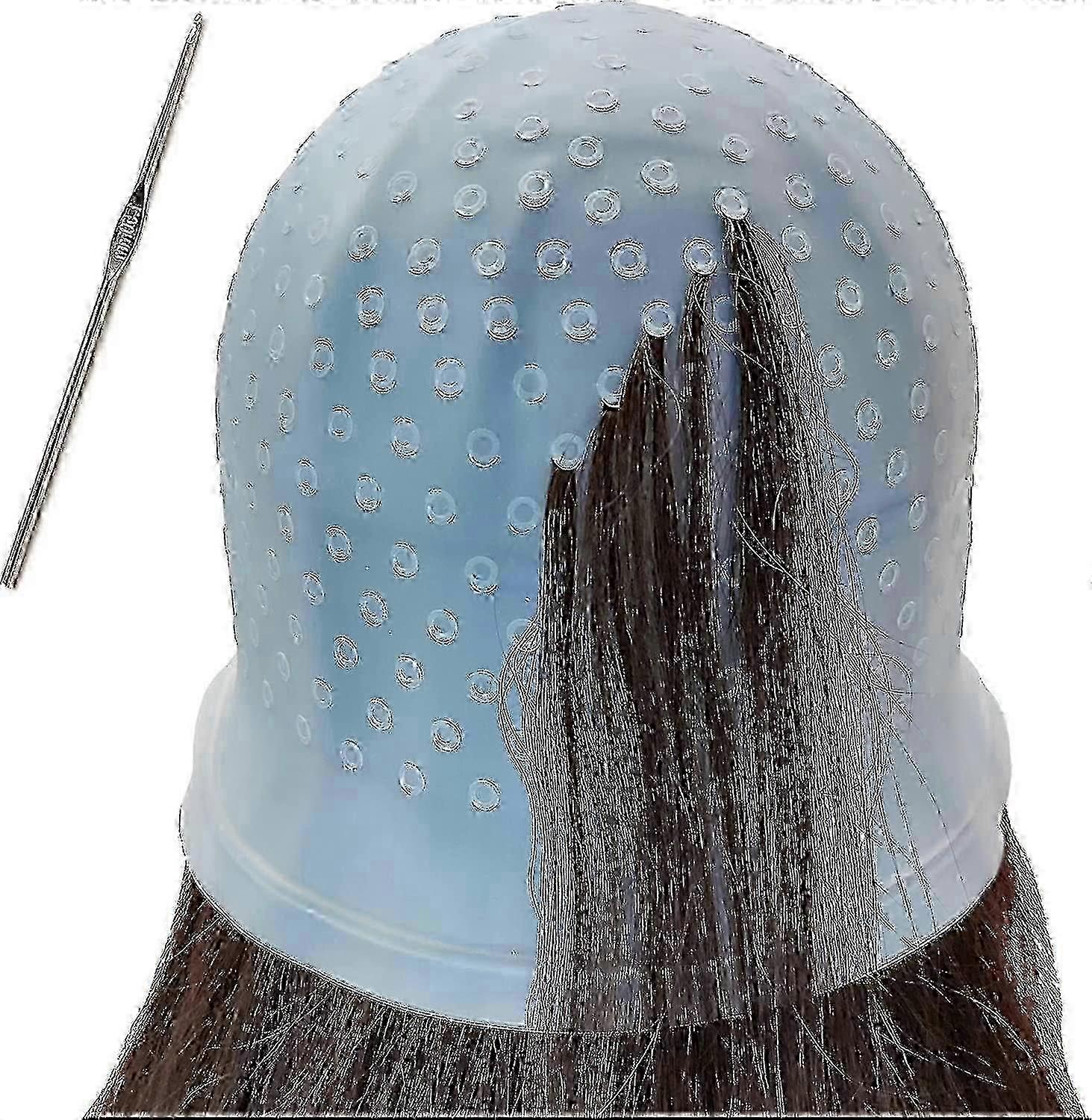Matrix Highlight Cap Silicone Highlighting Cap, Highlighting Cap And Hook, Hair Dye Cap ...