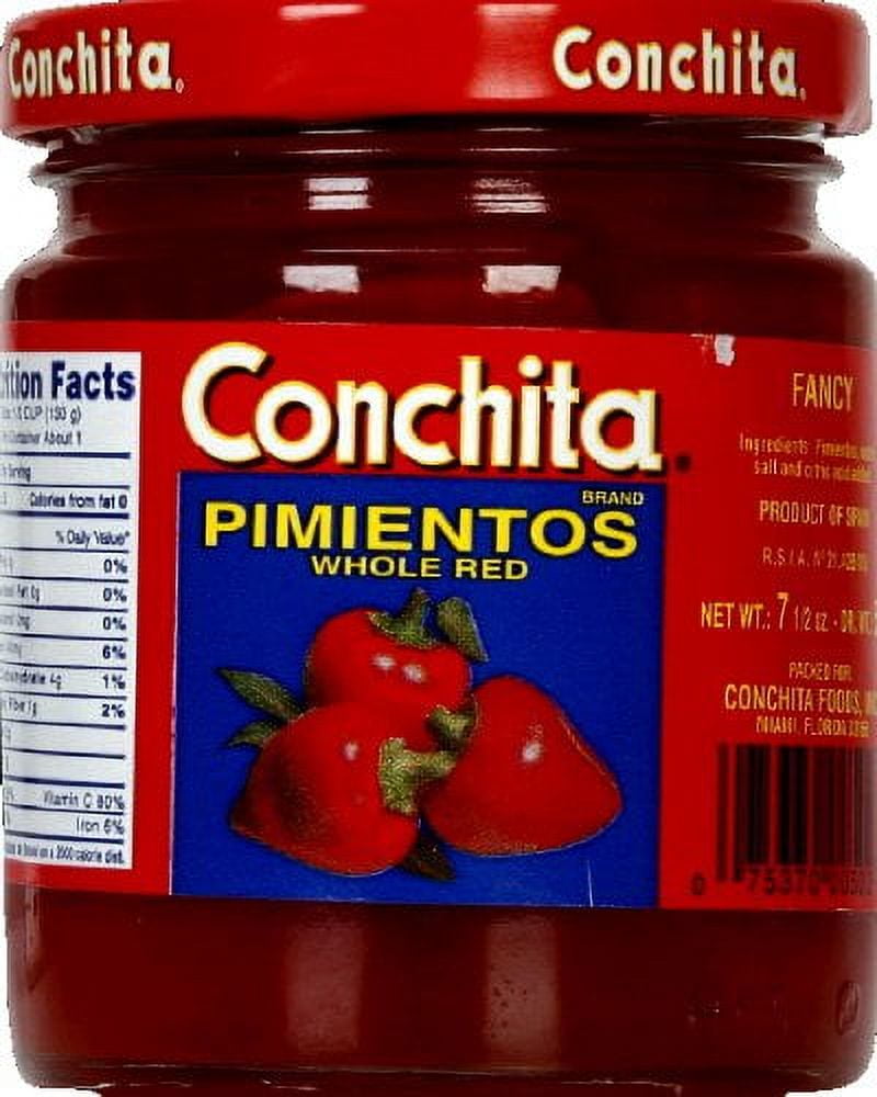 Conchita Fancy Pimientos, 7.5 oz, Pack of 12