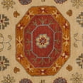 thumbnail image 6 of SAFAVIEH Heritage Gladwyn Traditional Wool Area Rug, Beige/Multi, 8' x 8' Round, 6 of 6