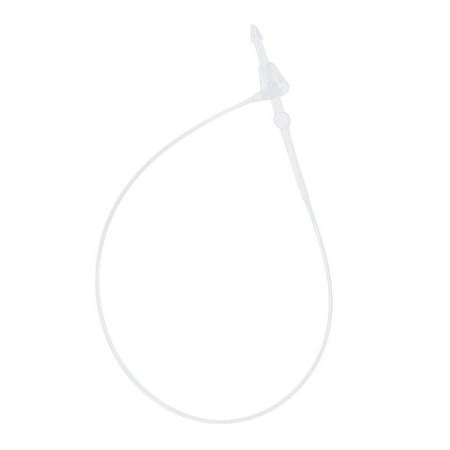 1000 Pieces White Hanging Tag String Snap Lock Fastener Retail Supplies-13cm