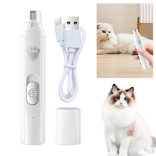 Cortauñas para Amoladora Uñas Eléctrica 2 Velocidades Gatos Y