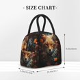 thumbnail image 2 of Fotbe Floral Fox Bolsa de Almuerzo con Estampado, Lonchera Aislada, Contenedor de Comida Reutilizable Tipo Cooler a Prueba de Fugas, 2 of 6