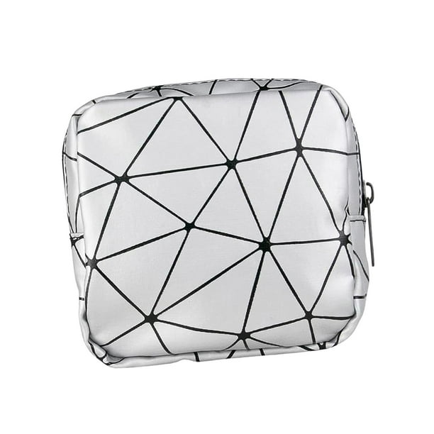 Bolsa de almacenamiento Salvador para toallas menstruales Bolsa duradera reutilizable para almohadillas menstruales Bolsa portátil para el período para niñ Blanco