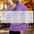 thumbnail image 7 of JAFSPIFXO Men's Turtleneck Sweater Solid Color Knit Long Sleeve Slim Fitted Stretch Pullover Sweater Tops, 7 of 7