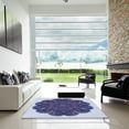 thumbnail image 6 of Ahgly Company Indoor Rectangle Patterned Blue Angel Blue Area Rugs, 6' x 9', 6 of 6