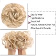 thumbnail image 3 of GHSDFBB 1PCS Chignon Désordonné Extension de Cheveux Bouclés Ondulés Chignon Synthétique pour Femmes Chignon, 3 of 7
